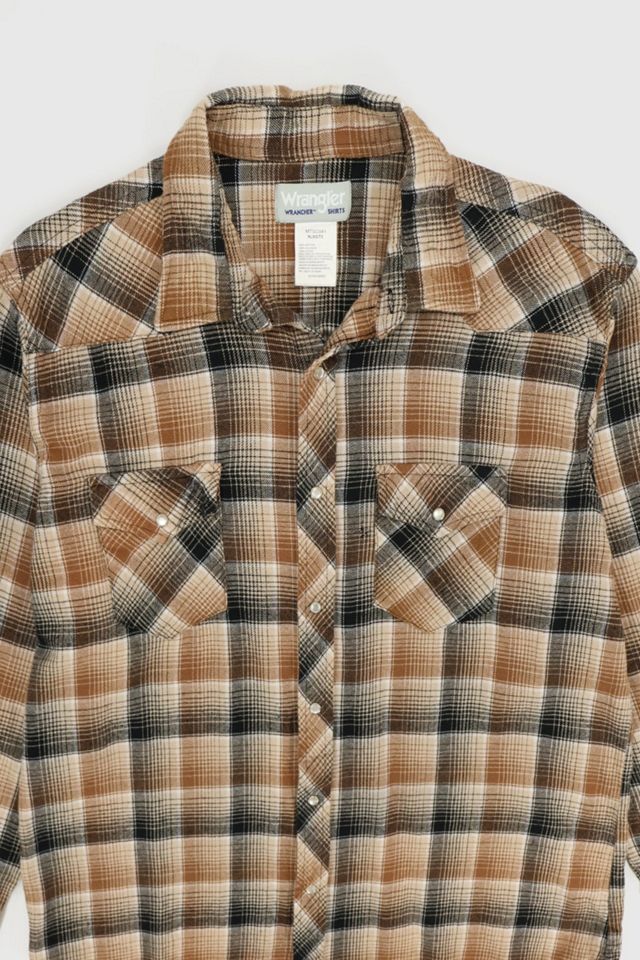 Vintage Wrangler Snap Button-Down Shirt #1