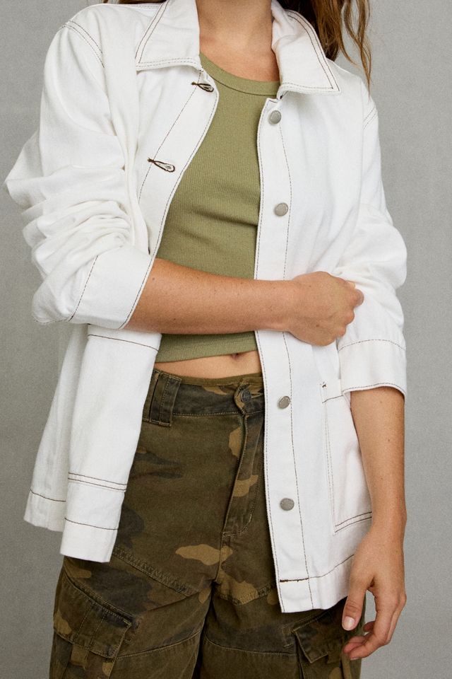 Glamorous Oversized Denim Shirt Jacket #1