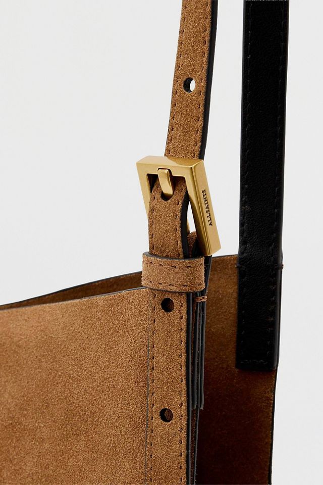 AllSaints Ara East/West Suede Tote Bag #3