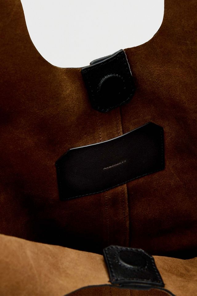 AllSaints Ara East/West Suede Tote Bag #4
