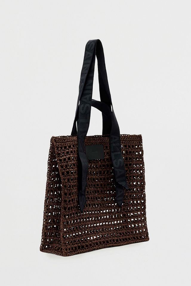 AllSaints Lullah Woven Tote Bag #1