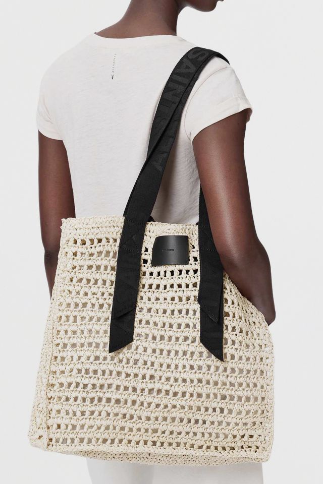 AllSaints Lullah Woven Tote Bag #1