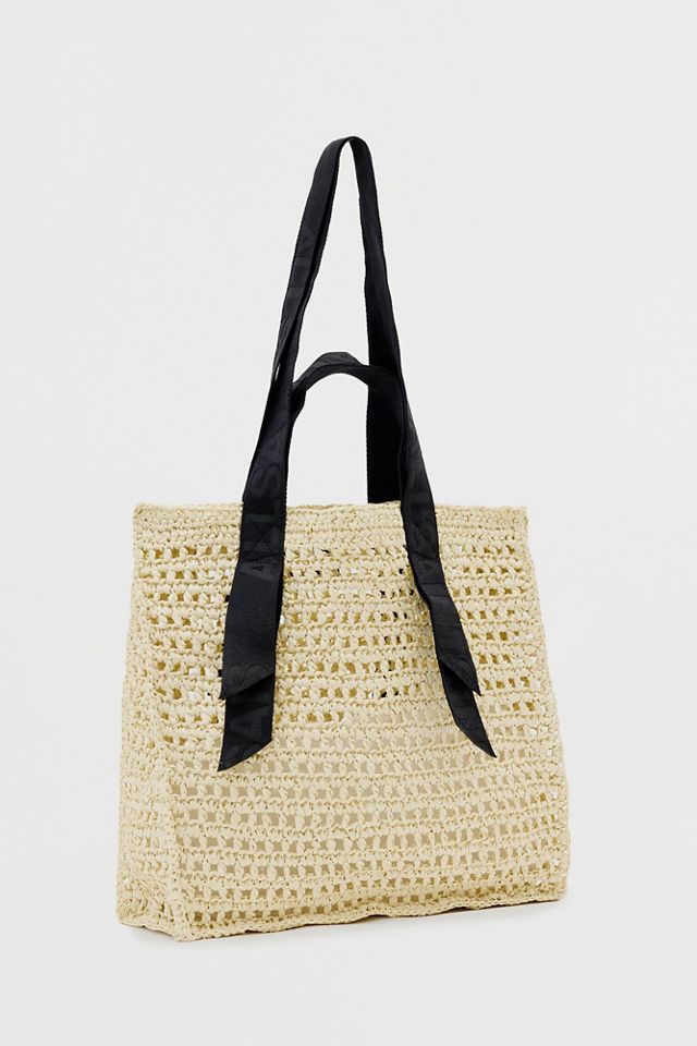 AllSaints Lullah Woven Tote Bag #4