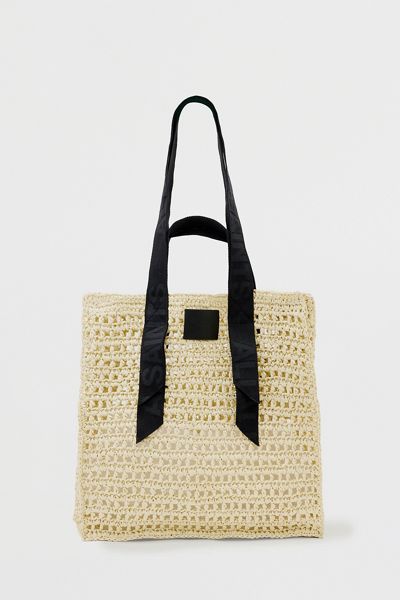 AllSaints Lullah Woven Tote Bag