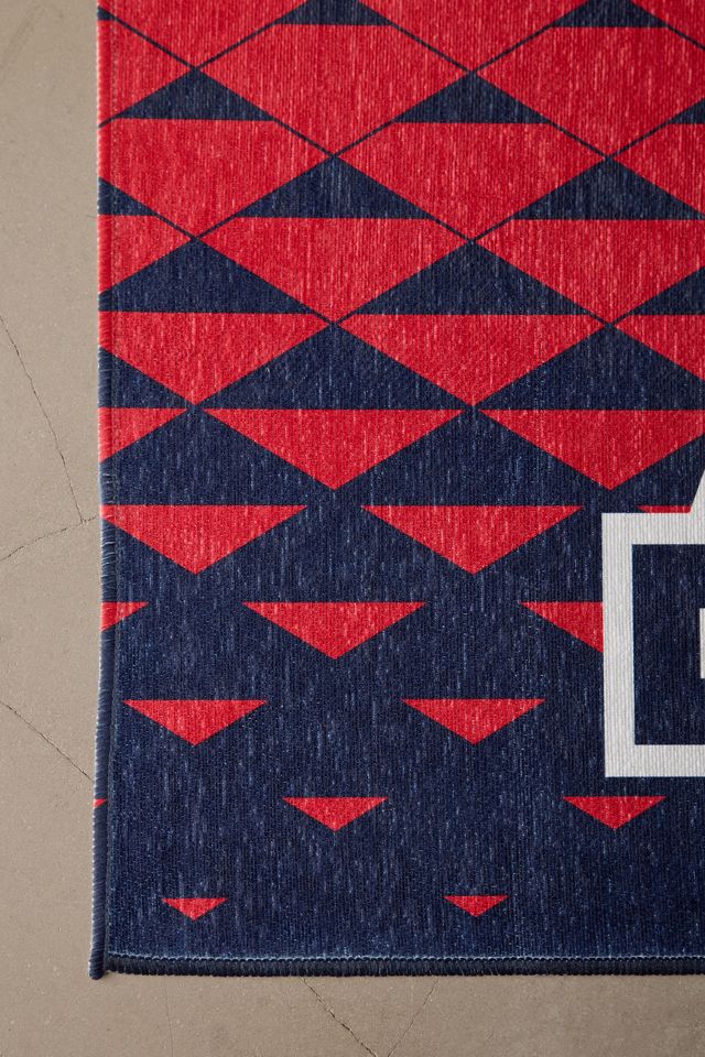 NCAA Dropzone Logo Washable Rug #2
