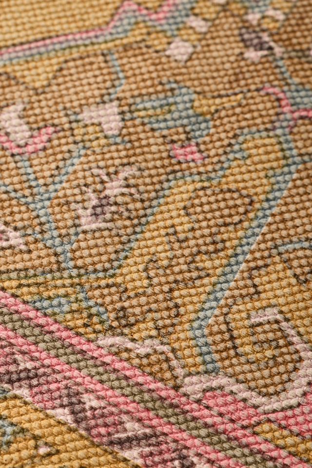 Daphne Art Deco Floral Printed Rug #2
