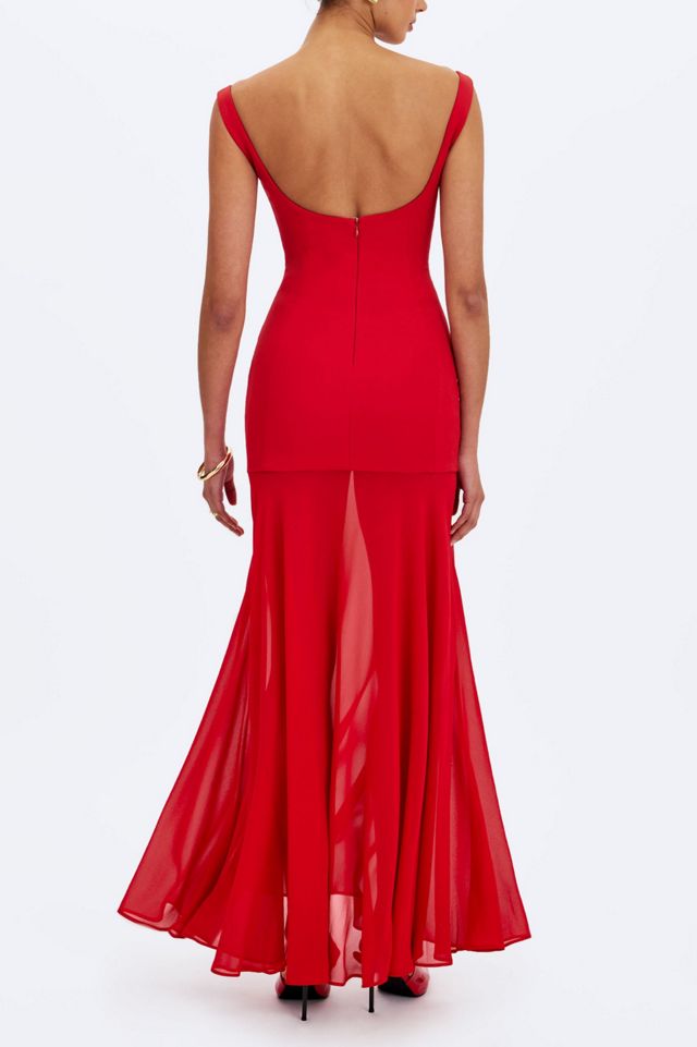 Miss Circle Verona Scoop Neck Flared Maxi Dress #4