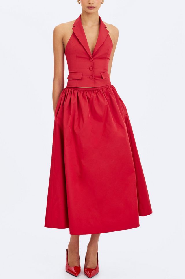 Miss Circle Ursella Halter Single-Breasted Lapel Top #2