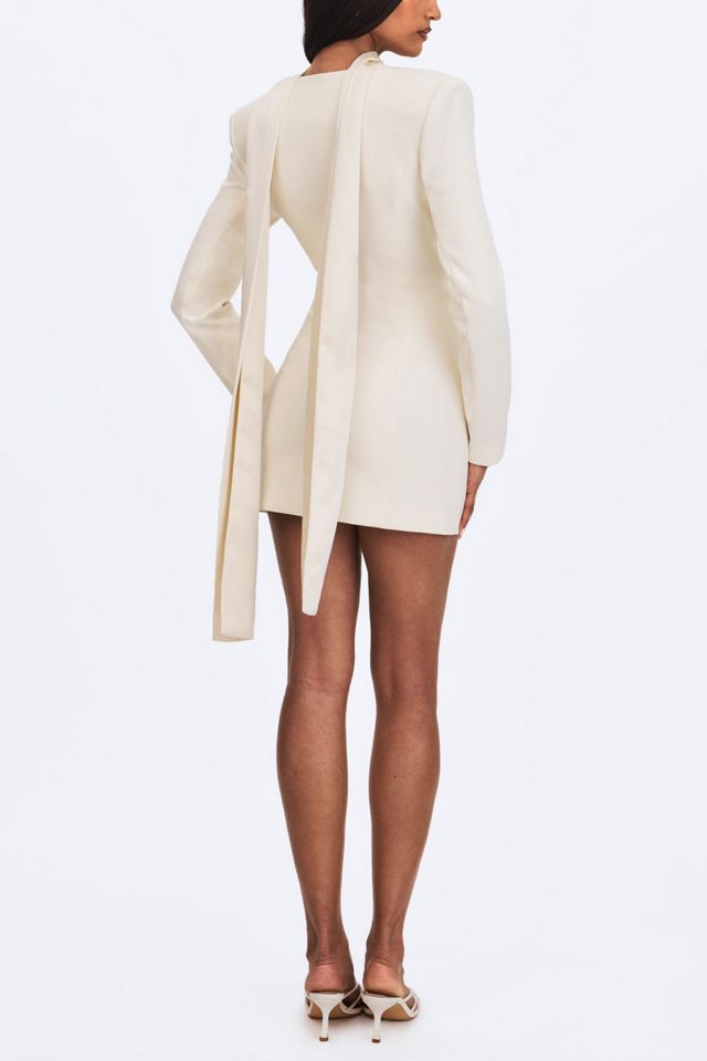 Miss Circle Jeannie Blazer Mini Dress with Scarf #4