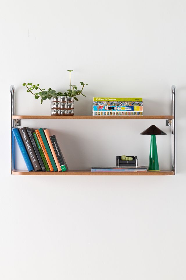 Boden Chrome 2-Tier Wall Shelf #3