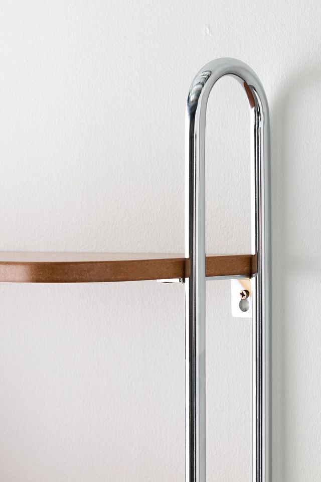 Boden Chrome 2-Tier Wall Shelf #4