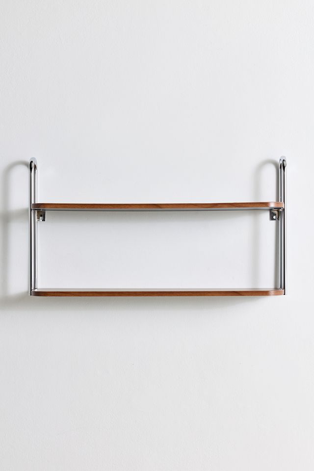 Boden Chrome 2-Tier Wall Shelf #2