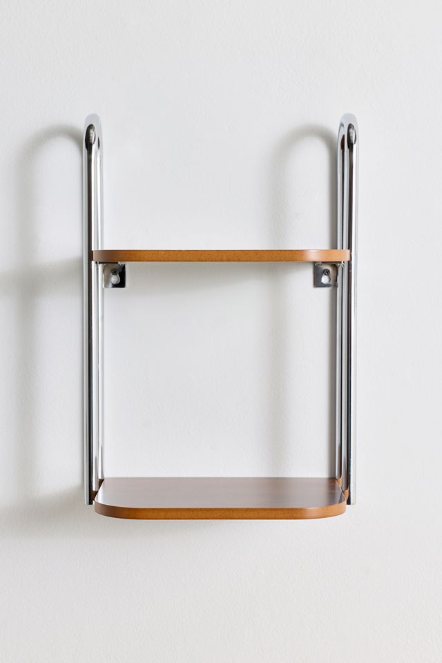 Boden Chrome 2-Tier Wall Shelf #3