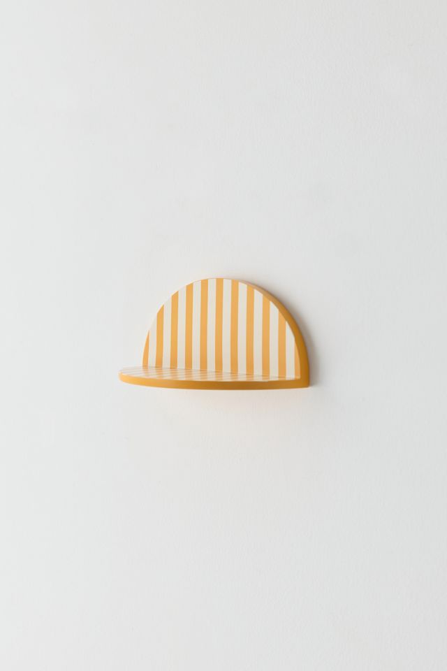 Tallulah Striped Arch Resin Wall Shelf #1