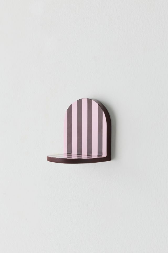 Tallulah Striped Arch Resin Wall Shelf #1