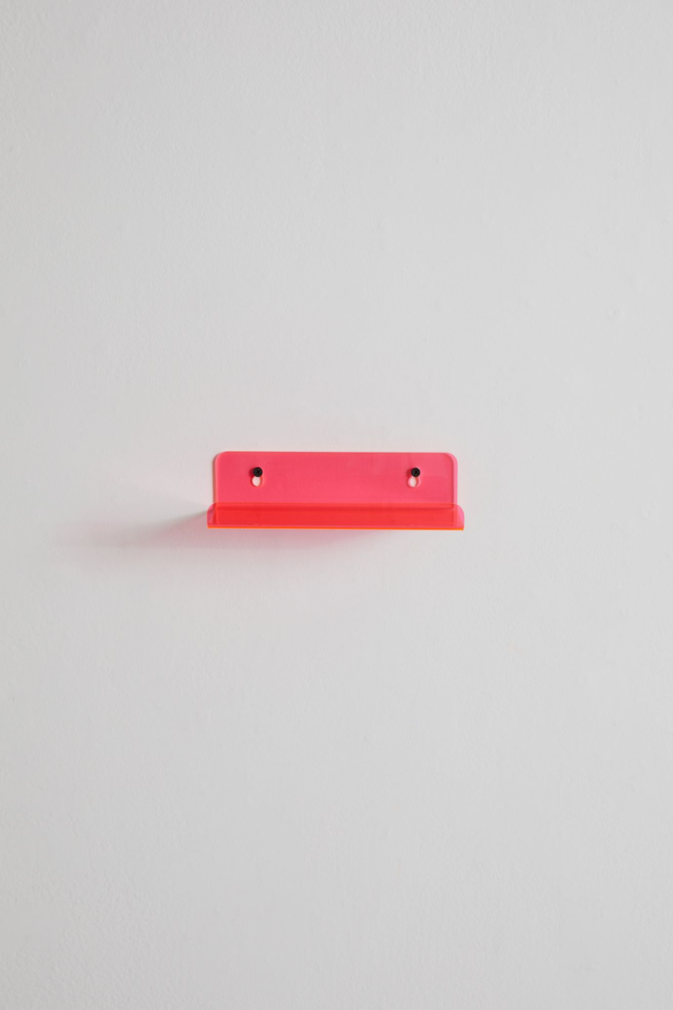 Emory Acrylic Wall Shelf - Pink or orange