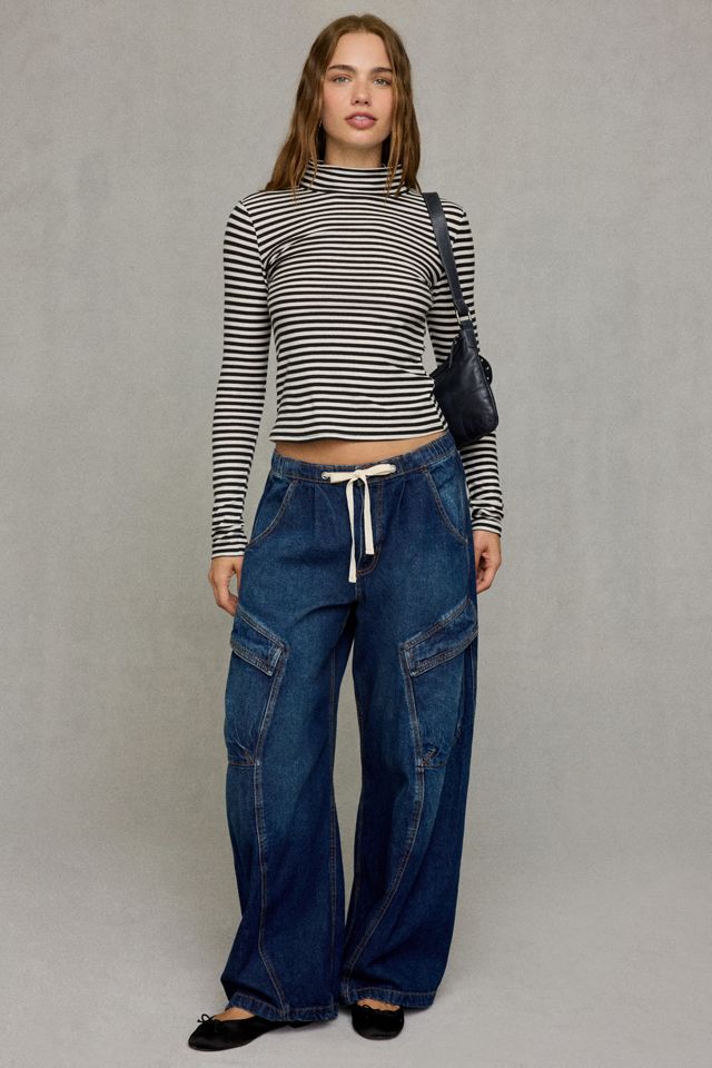 BDG Turtleneck Long Sleeve Spill The Tee #1