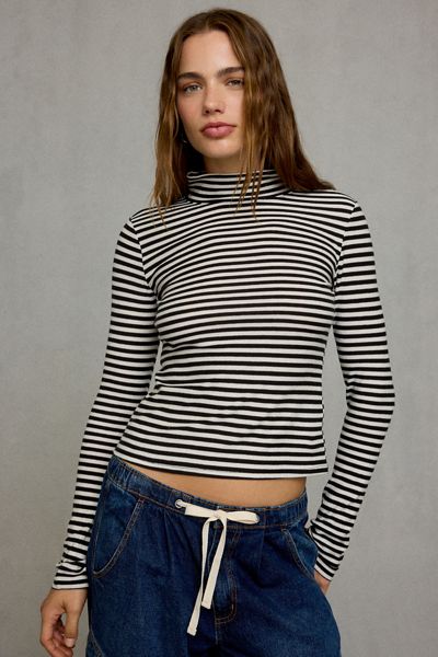 BDG Turtleneck Long Sleeve Spill The Tee