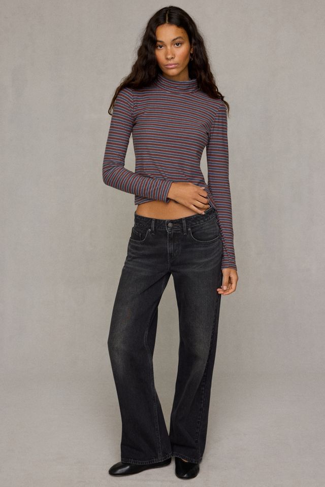 BDG Turtleneck Long Sleeve Spill The Tee #1