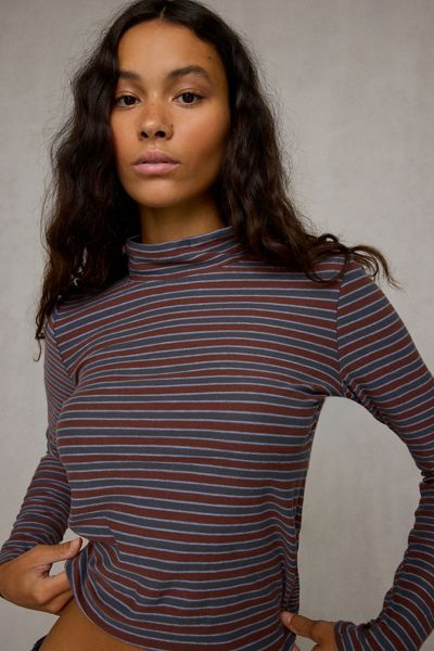 BDG Turtleneck Long Sleeve Spill The Tee