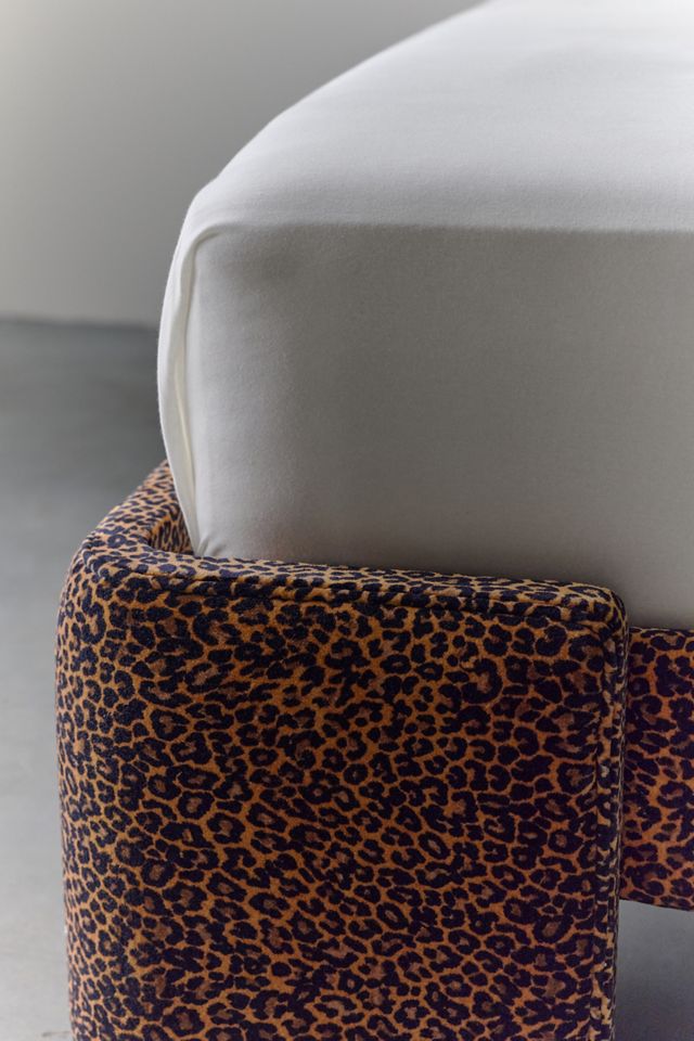 Jane Velvet Upholstered Platform Bed #4