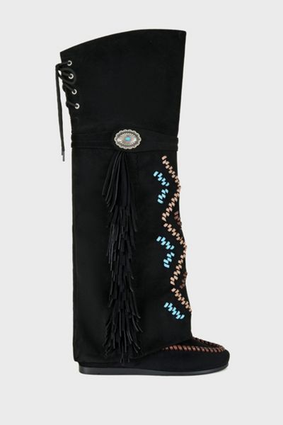 Azalea Wang Edmund Flat Moccasin Boot
