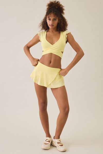 Out From Under Whisper Wrap Mini Skort