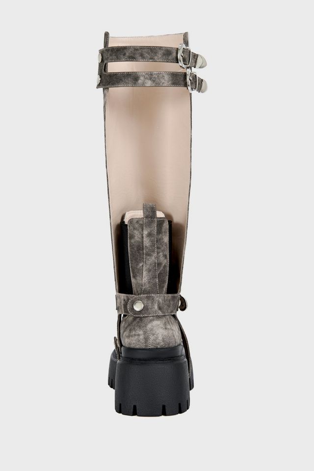 Azalea Wang Rampage Distressed 2 Way Harness Boot #2
