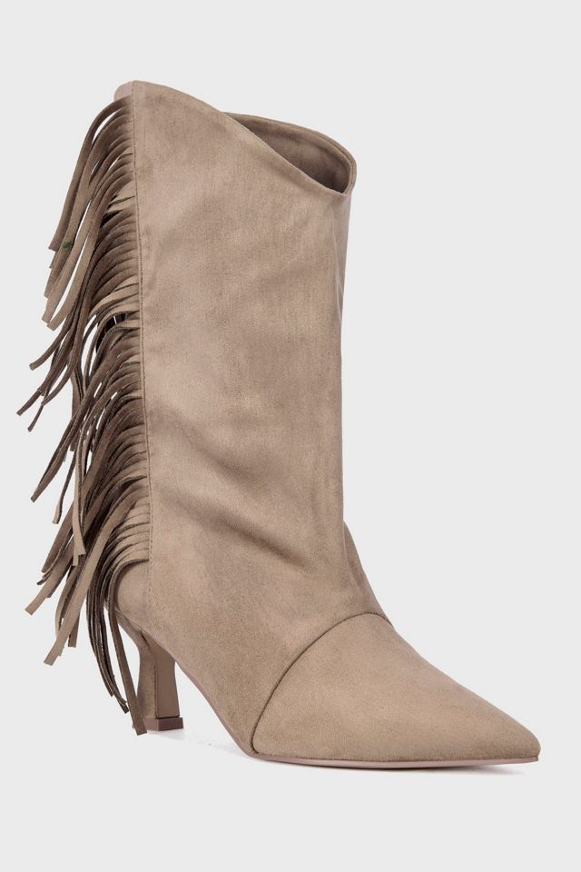 Azalea Wang Sariah Fringe Bootie #1