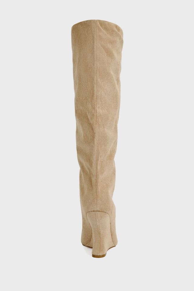 Azalea Wang Vincent Peep Toe Wedge Boot #2