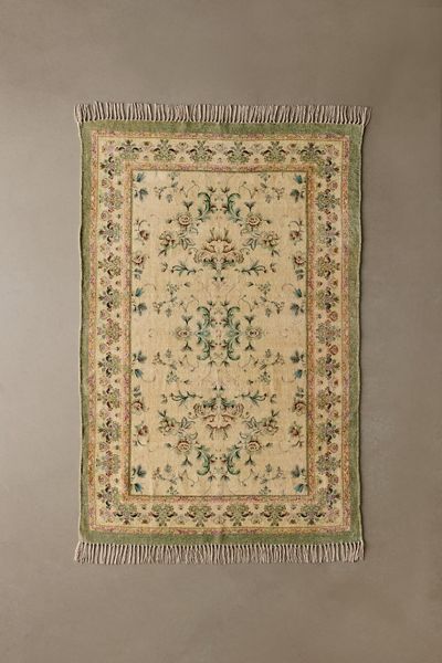 Lola Floral Digital Printed Chenille Rug