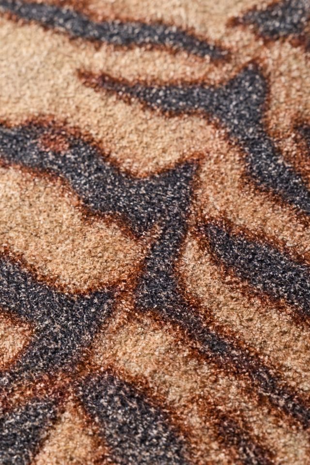 Jaya Animal Digital Printed Chenille Rug #1