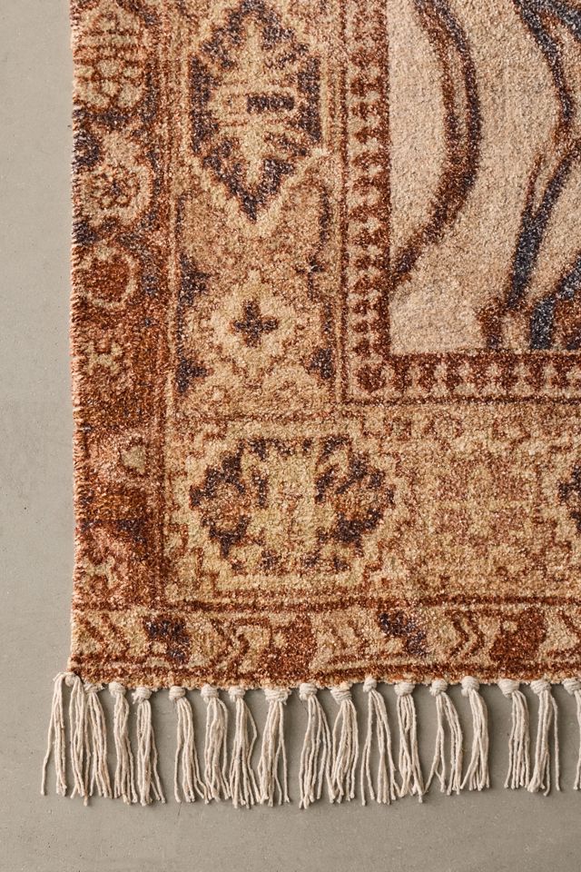 Jaya Animal Digital Printed Chenille Rug #2