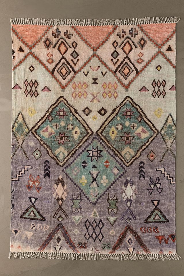Aziza Printed Chenille Rug #1
