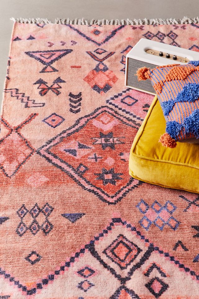 Aziza Printed Chenille Rug #1