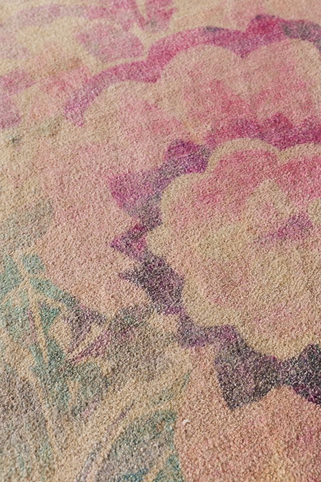 Enisa Floral Digital Printed Chenille Rug #2
