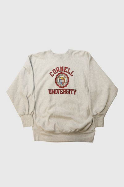 Vintage 80s Champion Reverse Weave Cornell University Crewneck Sweatshirt