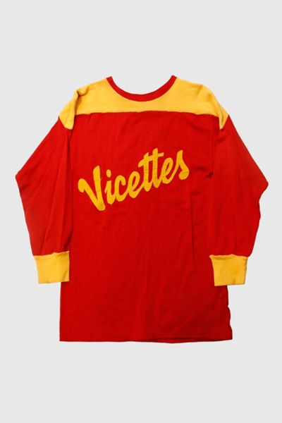 Vintage 50s Jersey Vicettes #28 Two-Tone Long Sleeve Shirt