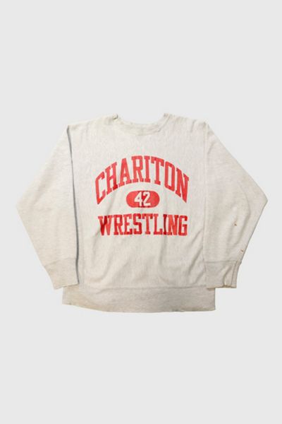 Vintage 80s Champion Charlton Wrestling Crewneck Sweatshirt