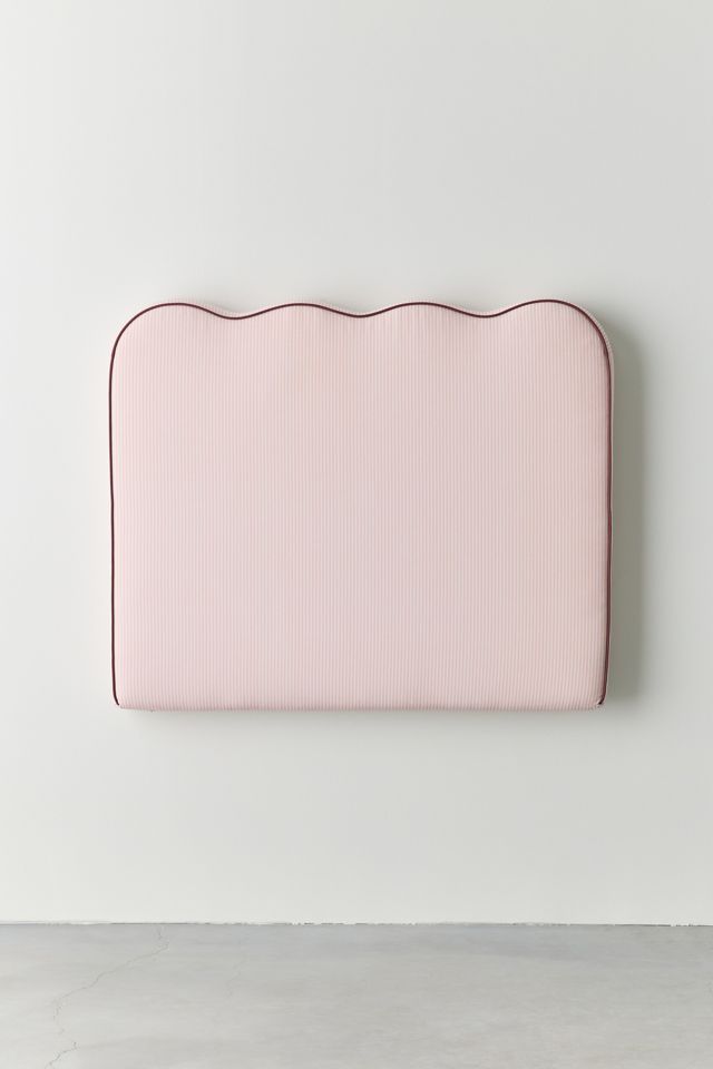 Carmie Scalloped No Nails Floating Headboard #1