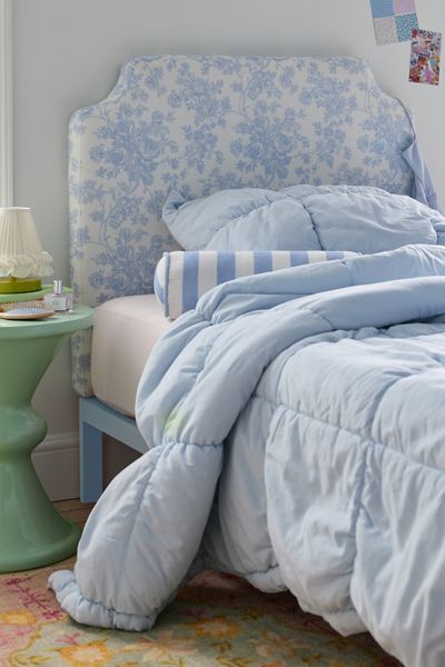Mila Crowned Upholstered Floating Headboard