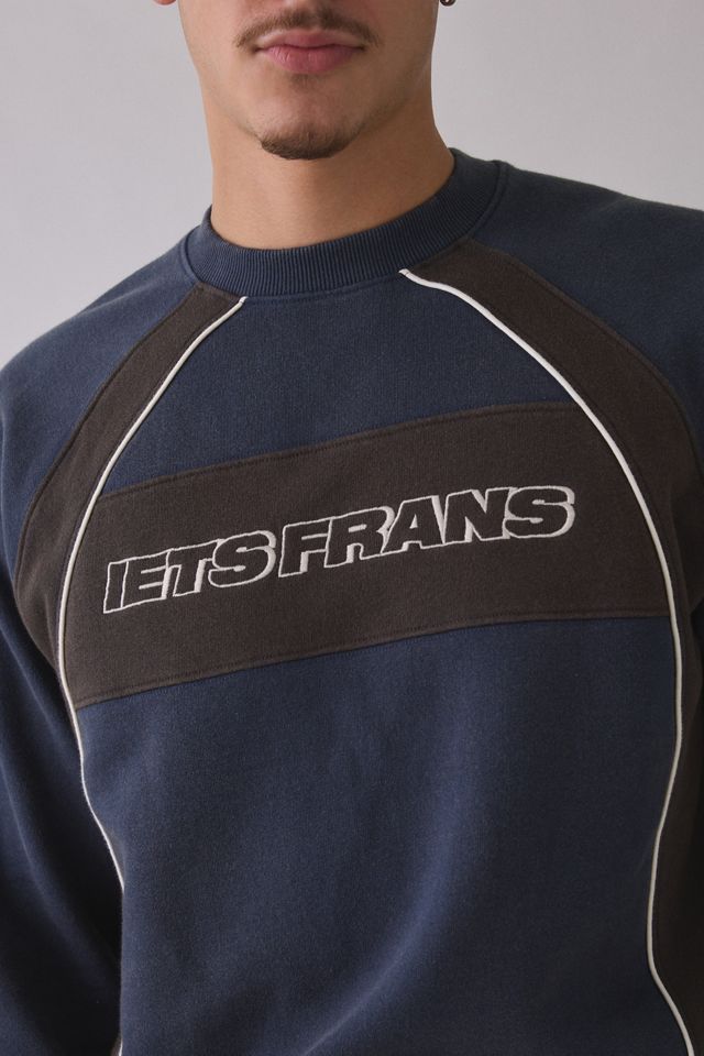 iets frans… Logo Paneled Crew Neck Sweatshirt #2