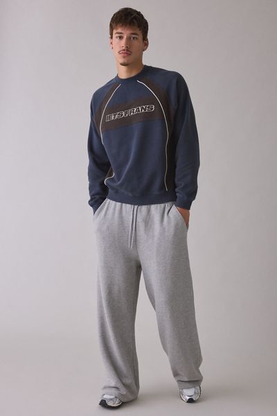iets frans… Logo Paneled Crew Neck Sweatshirt