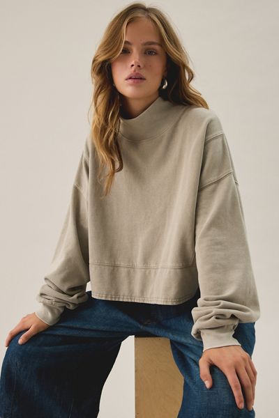 Out From Under Cloud Cover Mockneck Pullover