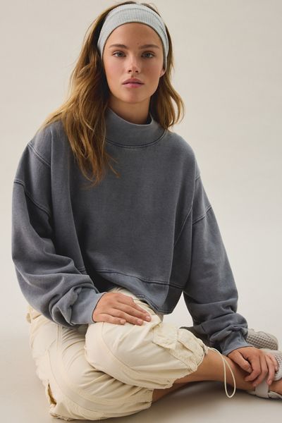 Out From Under Cloud Cover Mockneck Pullover