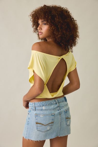 Out From Under Bid Day Open-Back Crop Top