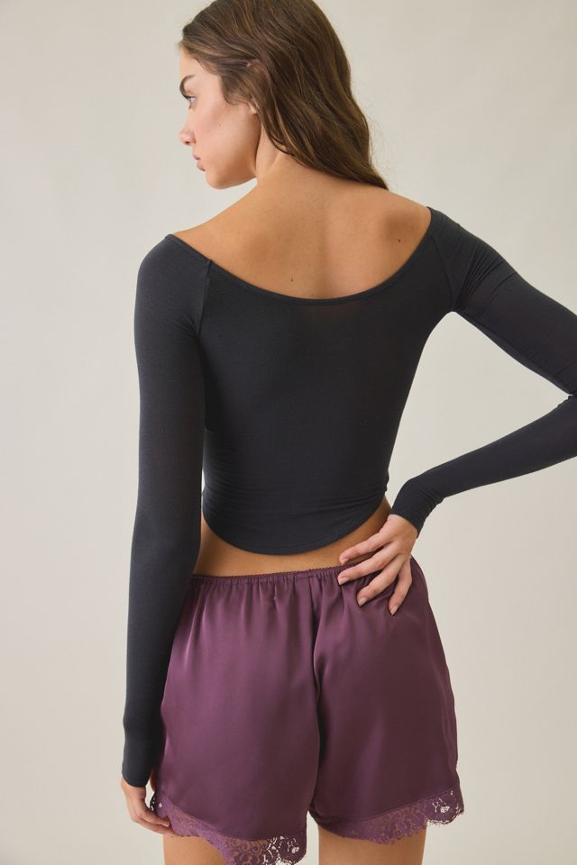 Out From Under Color Me Captivating Long Sleeve Boatneck Tee #3