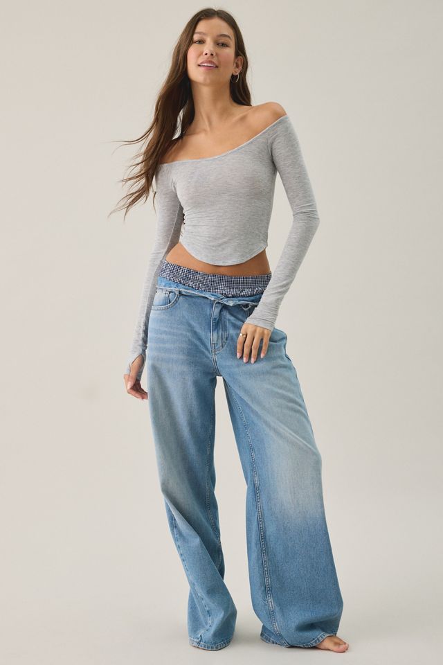Out From Under Color Me Captivating Long Sleeve Boatneck Tee #2