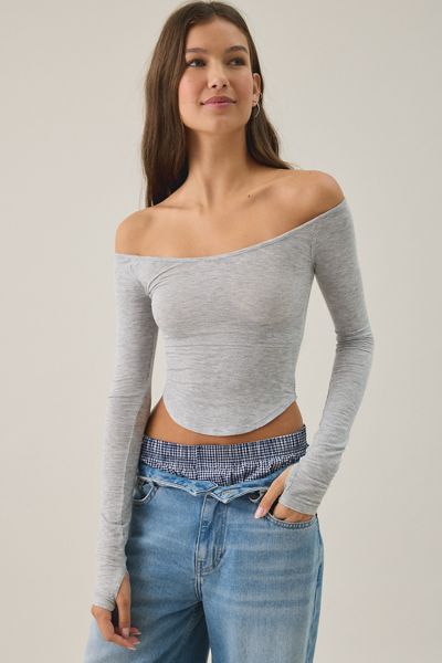 Out From Under Color Me Captivating Long Sleeve Boatneck Tee
