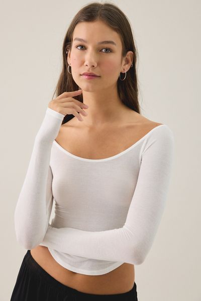 Out From Under Color Me Captivating Long Sleeve Boatneck Tee